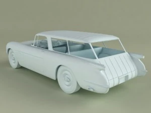 chevrolet corvette nomad concept 1954 3D Model