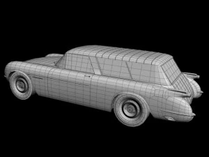 chevrolet corvette nomad concept 1954 3D Model