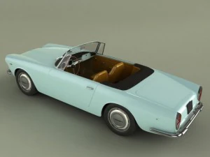 lancia flaminia gt convertible 3D Model