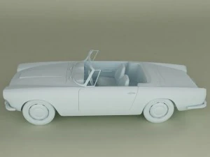lancia flaminia gt convertible 3D Model