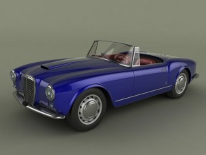 lancia aurelia gran turismo 3D Model