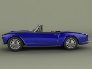 lancia aurelia gran turismo 3D 模型