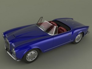 lancia aurelia gran turismo 3D 模型