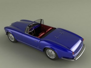 lancia aurelia gran turismo 3D 模型