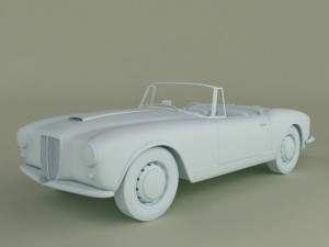 lancia aurelia gran turismo 3D 模型