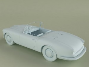 lancia aurelia gran turismo 3D 模型
