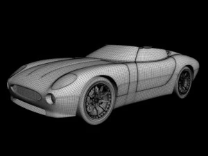 jaguar f type 2000 3D Model