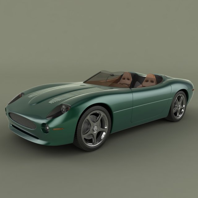 jaguar xk 180 3D Model .c4d .max .obj .3ds .fbx .stl .blend