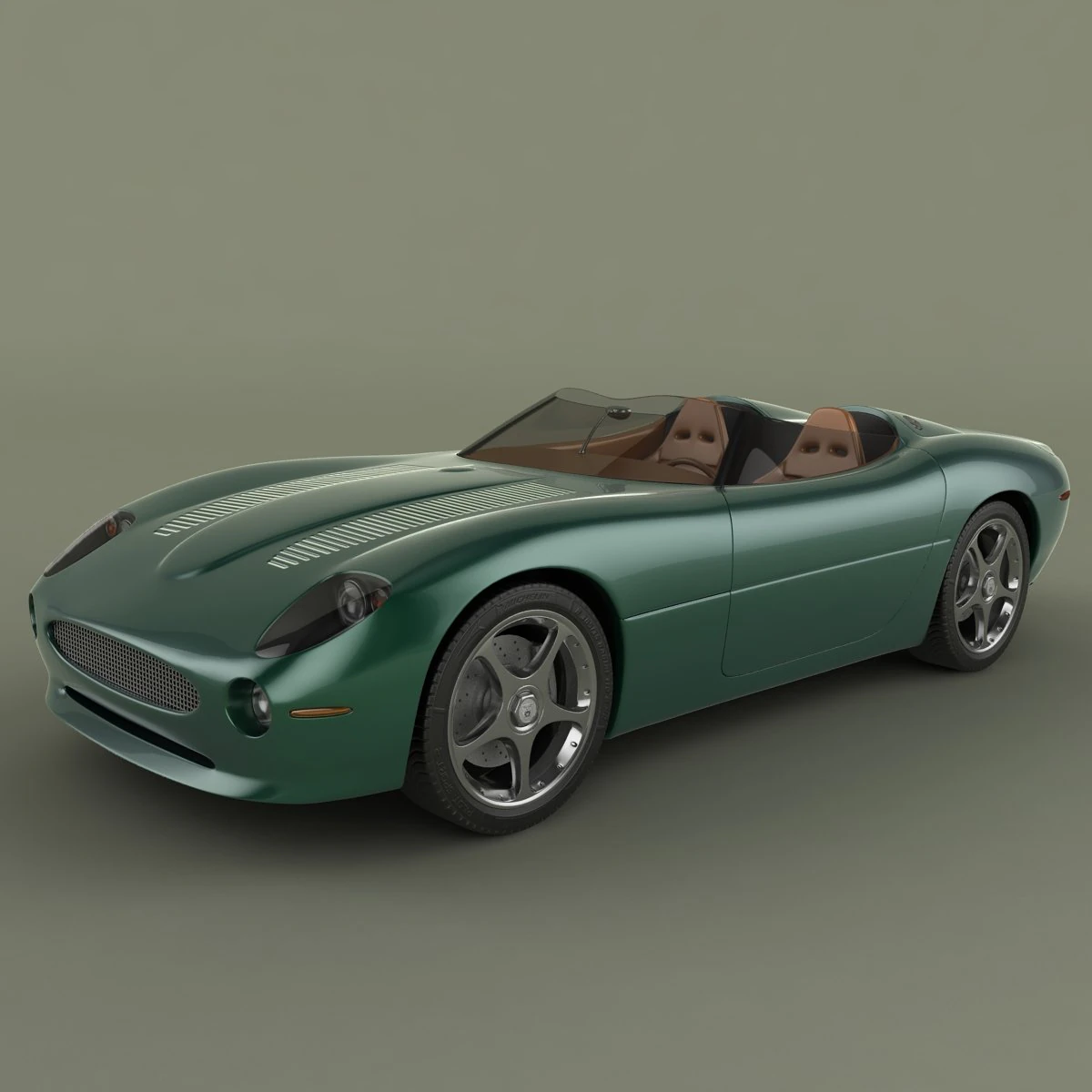 jaguar xk 180 3D Model .c4d .max .obj .3ds .fbx .stl .blend 