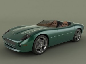 jaguar xk 180 3D Model