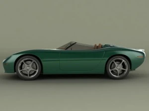 jaguar xk 180 3D Model