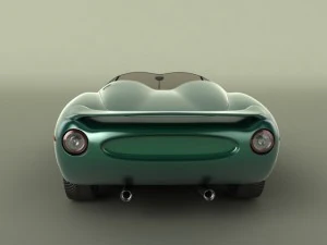 jaguar xk 180 3D Model