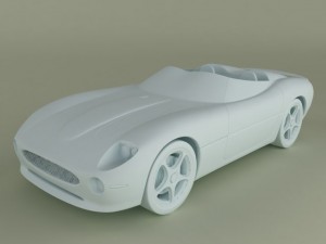 jaguar xk 180 3D Model