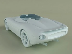 jaguar xk 180 3D Model