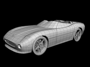jaguar xk 180 3D Model
