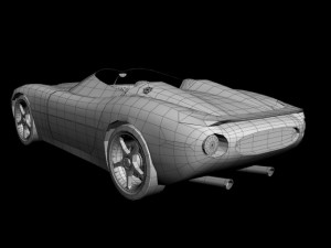 jaguar xk 180 3D Model