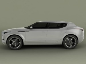 aston martin lagonda crossover Modelo 3D