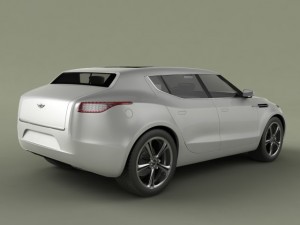 aston martin lagonda crossover Modelo 3D