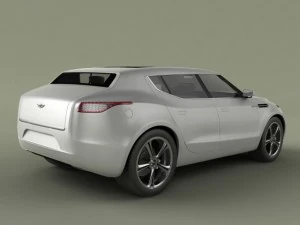 aston martin lagonda crossover 3D Model
