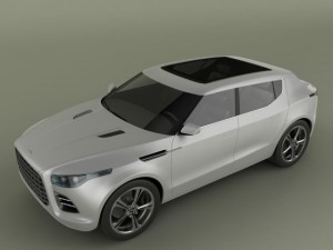 aston martin lagonda crossover Modelo 3D