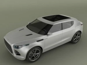 aston martin lagonda crossover 3D Model