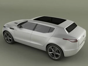 aston martin lagonda crossover 3D Model
