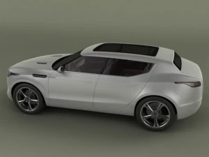 aston martin lagonda crossover 3D Model