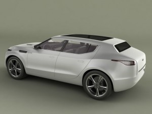 aston martin lagonda crossover Modelo 3D