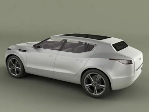 aston martin lagonda crossover 3D Model