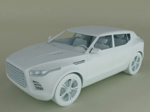 aston martin lagonda crossover 3D Model