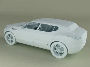 aston martin lagonda crossover 3D Model