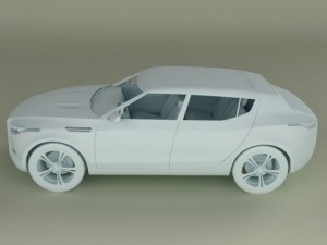 aston martin lagonda crossover Modelo 3D