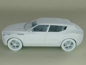 aston martin lagonda crossover 3D Model