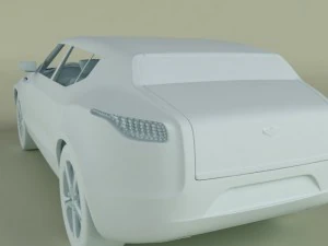 aston martin lagonda crossover 3D Model