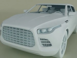 aston martin lagonda crossover 3D Model