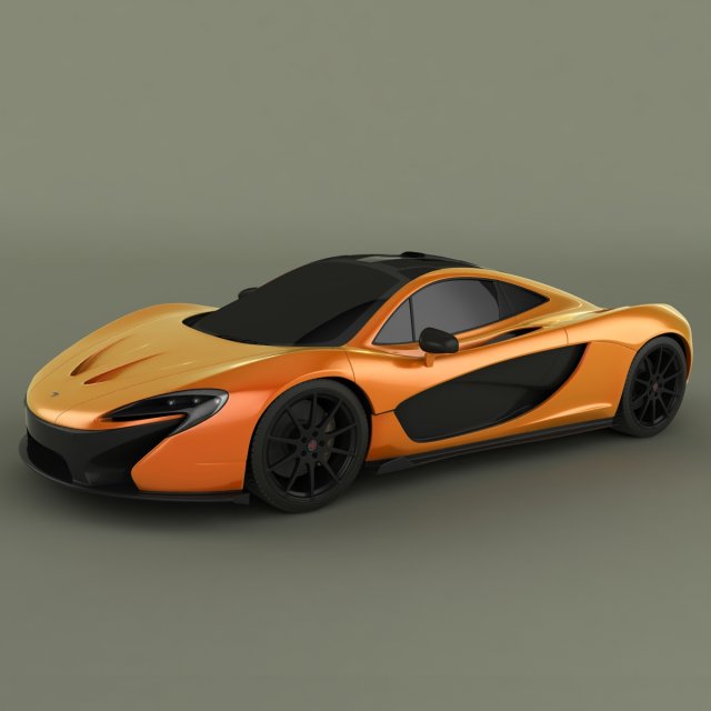 mclaren p1 3D 模型 .c4d .max .obj .3ds .fbx .stl .blend 