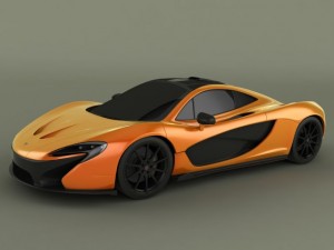 mclaren p1 3D 모델