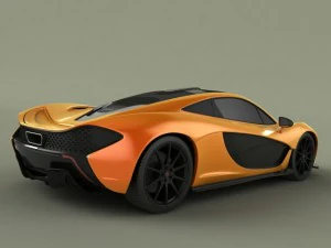 マクラーレンP1 3Dモデル