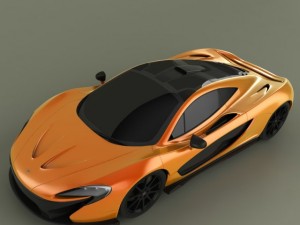 mclaren p1 3D 模型