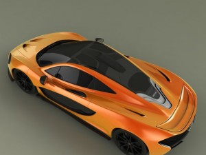 mclaren p1 3D 模型