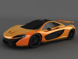 mclaren p1 3D 模型