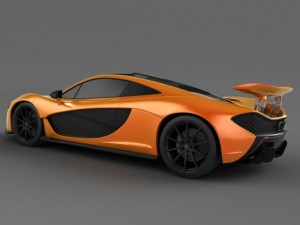 mclaren p1 3D 模型
