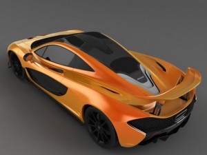 mclaren p1 3D 模型