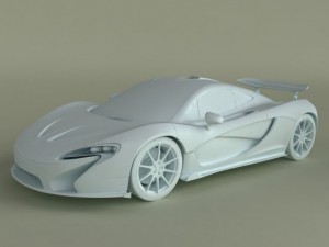 mclaren p1 3D 模型