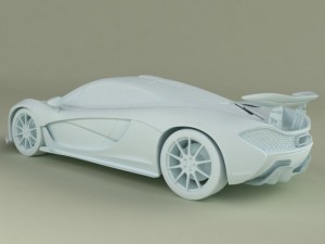 mclaren p1 3D 模型