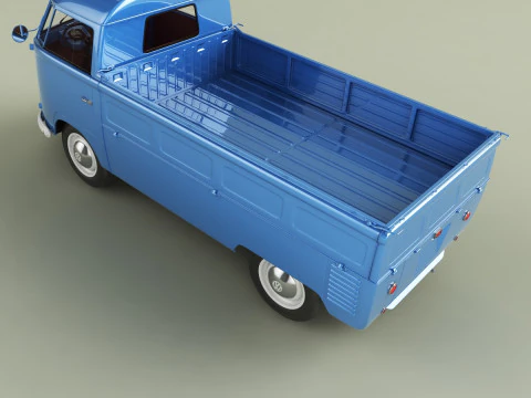 Volkswagen Type 2 Single Cab 3D Model
