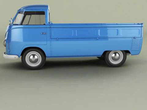 Volkswagen Type 2 Single Cab 3D Model