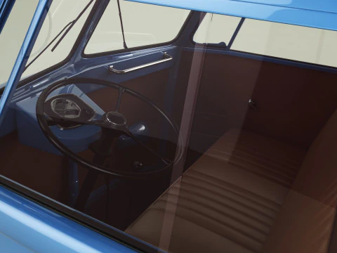 Volkswagen Type 2 Single Cab 3D Model