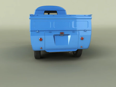 Volkswagen Type 2 Single Cab 3D Model