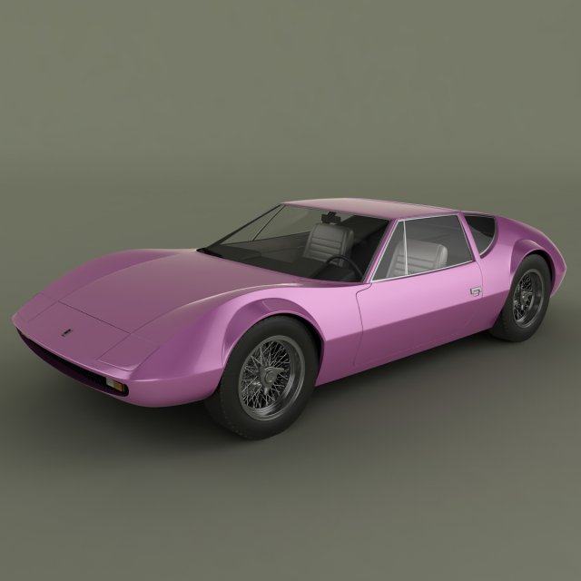 monteverdi hai 450 ss 3D Model .c4d .max .obj .3ds .fbx .stl .blend 
